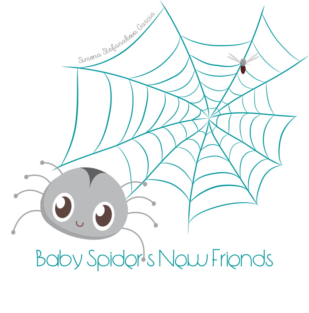 baby spider and an owl