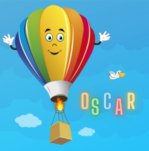 Hot air balloon Oscar flies around the world