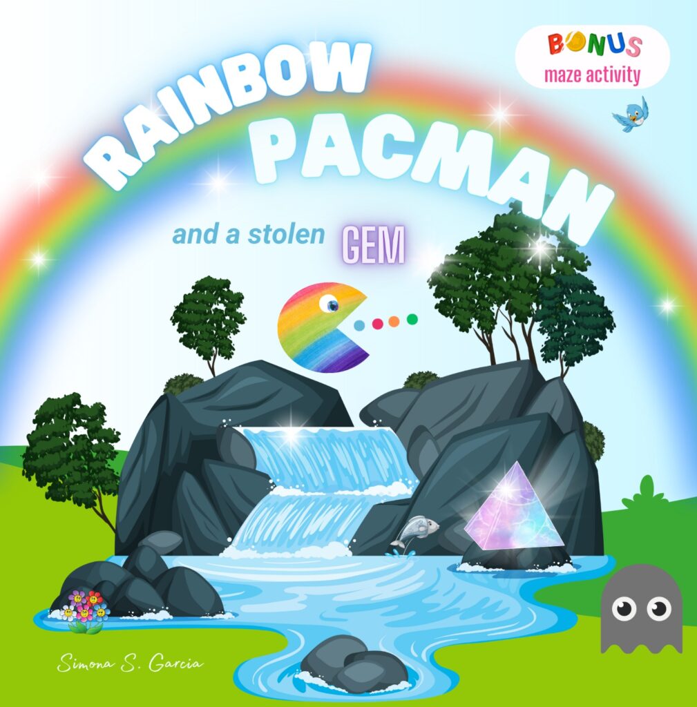 rainbow pacman saves a gem