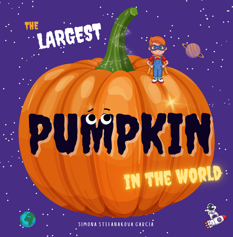 The Largest Pumpkin in the World. Book for children for Halloween.