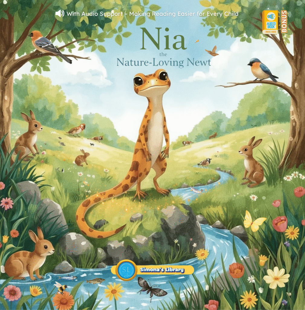 Nia the nature loving newt