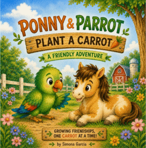 Ponny and Parrot Plant a Carrot