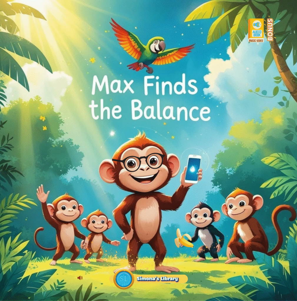 Max Finds the Balance Screen time Book