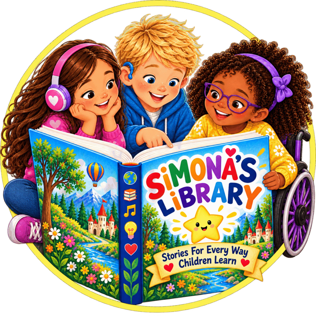 Simona's Library Logo